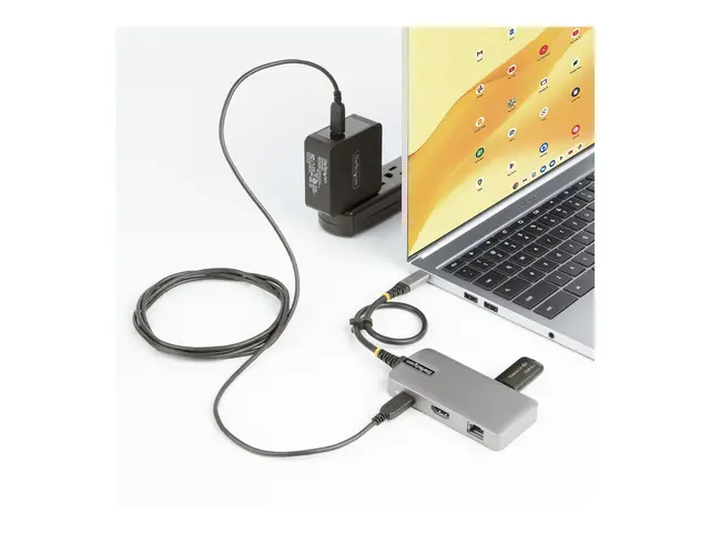 StarTech.com USB-C Multiport Adapter, 4K 60Hz HDMI w/HDR, 2-Port 5...