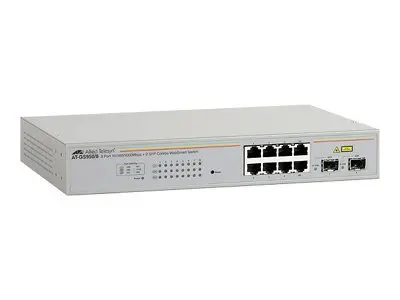 Allied Telesis AT GS950/8 WebSmart Switch - Switch - Styrt - 8 x 1...