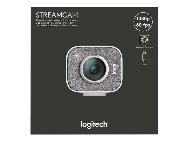 Logitech StreamCam - Direktestrømningskamera farge 1920 x 1080 108...