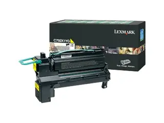 Lexmark - Ekstra høy ytelse - gul - original tonerpatron LCCP, LRP - for Lexmark C792, X792