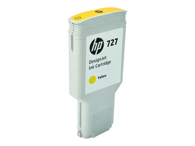 HP 727 - 300 ml - høykapasitets - gul - original - DesignJet - ble...