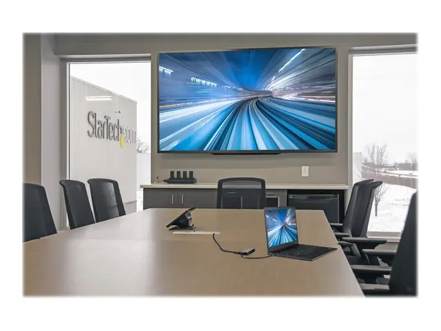 StarTech.com USB C Multiport Adapter, USB-C to HDMI or Mini Displa...