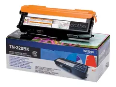 Brother TN320BK - Svart - original - tonerpatron for Brother DCP-9055CDN, DCP-9270CDN, HL-4140CN, MFC-9465CDN