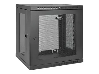 Eaton Tripp Lite Series 12U Wall Mount Rack Enclosure Server Cabinet w/ Door &amp; Side Panels Rack skap - veggmonterbar - svart - 12U - 19&quot;