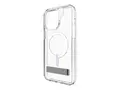 Zagg Crystal Palace - Baksidedeksel for mobiltelefon MagSafe-samsvar - klart (snap) - for Apple iPhone 15 Pro Max