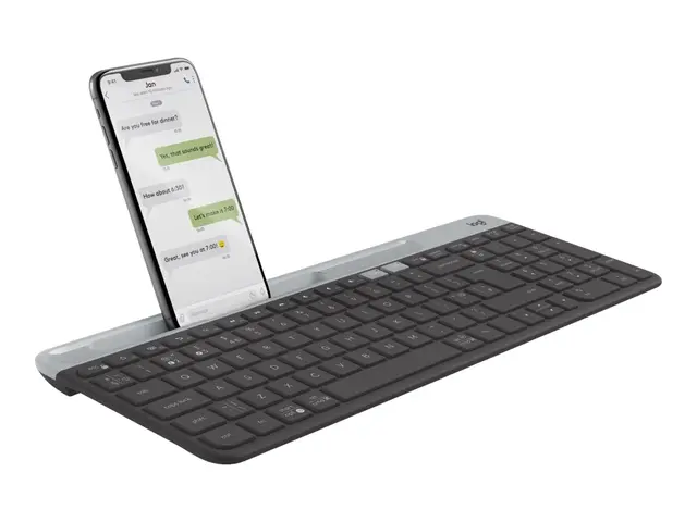 Logitech Slim Multi-Device K580 - Tastatur trådløs Bluetooth, 2.4 ...