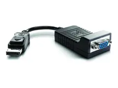HP - VGA-adapter - DisplayPort (hann) til HD-15 (VGA) (hunn) 20 cm