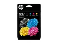 HP 937 - 4-pack - svart, cyan, magenta, gul original - blekkpatron - for P/N: 403X8B#ABF, 403Y0B#AB5, 537P5B, 53N94B, 5A0S0C, 5A0S0C#778