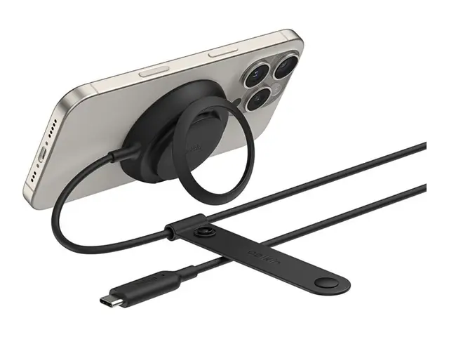 Belkin UltraCharge - Trådløst ladestativ Qi2 25 watt svart