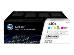 HP 410X - 3-pack - H&#248;y ytelse - gul, cyan, magenta original - LaserJet - tonerpatron (CF252XM) - for Color LaserJet Pro M452, MFP M377, MFP M477