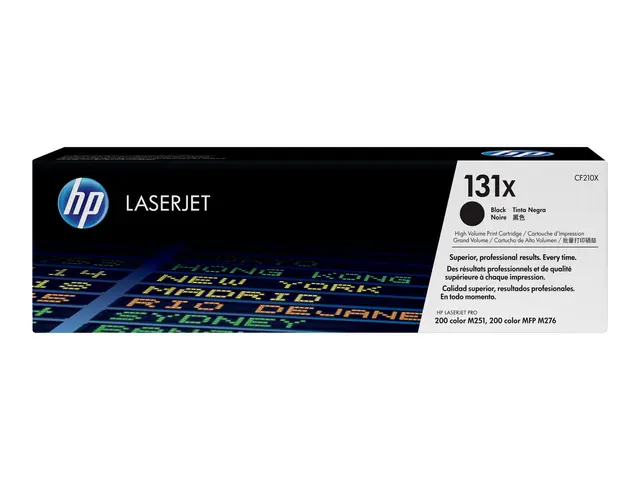 HP 131x - Høy ytelse svart original LaserJet tonerpatron (CF210X) ...