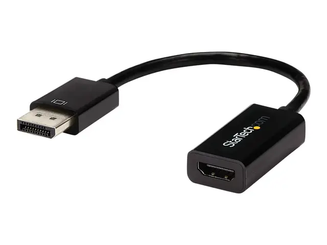 StarTech.com DisplayPort 1.2 to HDMI Adapter - 4K 30Hz Active Audi...