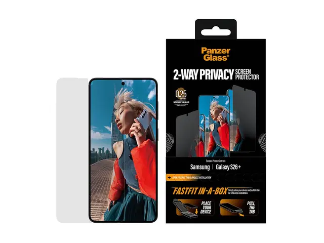 PanzerGlass - Skjermbeskyttelse for mobiltelefon ultra-bred passfo...