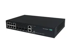 HPE Networking Comware 2150 8p 10M/100M/1G 2p SFP 1G 2p SFP+ 1G/10G Switch - L3 - Styrt - 8 x 10/100/1000Base-T + 2 x 1000Base-X SFP + 2 x 1 Gigabit / 10 Gigabit SFP+ (opplink / stabling) - rackmonterbar