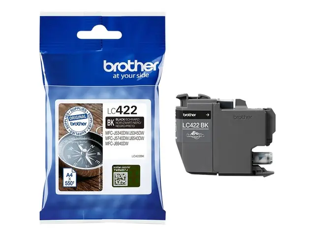 Brother LC422 - Svart original blekkpatron for MFC-J5340DW, MFC-J5...