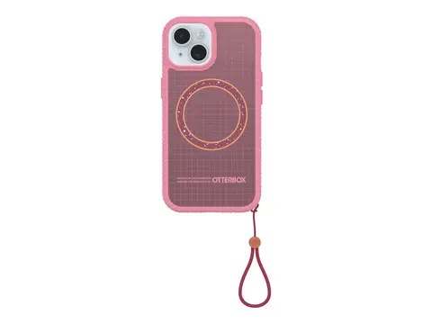 OtterBox Sole Series - Beskyttende deksel for mobiltelefon MagSafe-samsvar - stoff - Xtra Hot (rosa) - for Apple iPhone 13, 14, 15, 16e