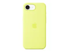 Apple - Baksidedeksel for mobiltelefon silikon - neongul - for iPhone 16e