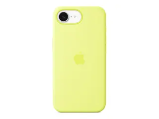 Apple - Baksidedeksel for mobiltelefon - silikon neongul - for iPhone 16e