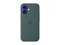 Apple - Baksidedeksel for mobiltelefon MagSafe-samsvar - silikon - sj&#248;gr&#248;nn - for iPhone 16