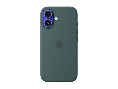 Apple - Beskyttende deksel for mobiltelefon MagSafe-samsvar - silikon - sjøgrønn - for iPhone 16