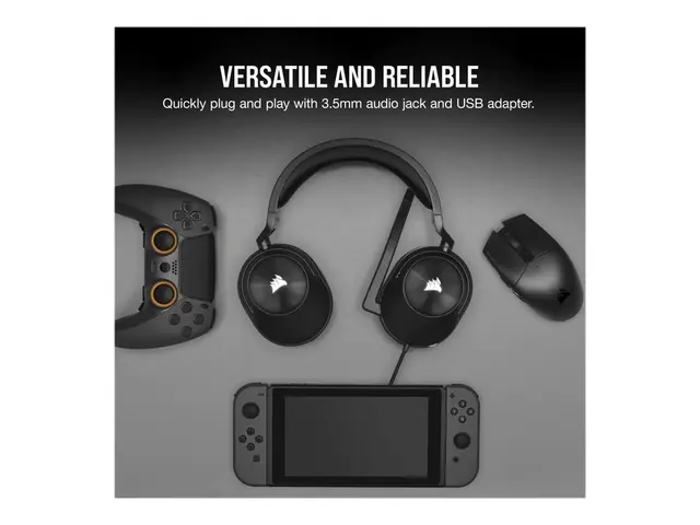 CORSAIR Gaming HS55 SURROUND - Hodesett full størrelse kablet 3,5 ...