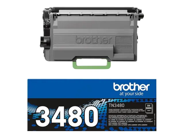 Brother TN3480 - Høy ytelse svart original tonerpatron for HL-L500...