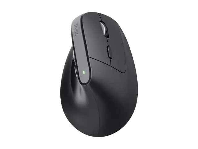 Trust Bayo+ - Vertikal mus ergonomisk høyrehendt optisk 6 knapper ...