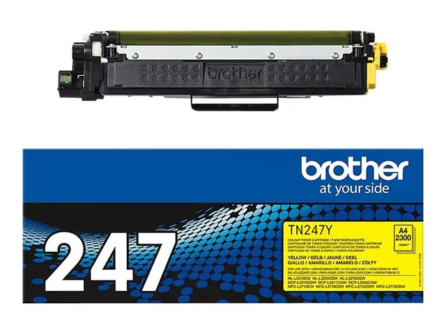 Brother TN247Y - Gul - original - tonerpatron - for Brother DCP-L3...