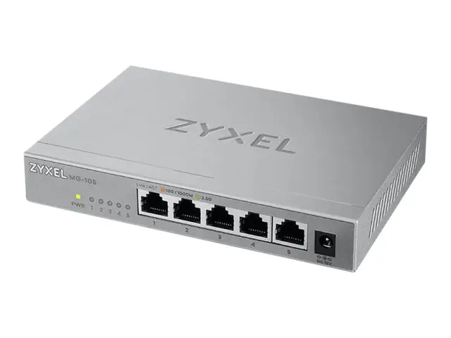 Zyxel MG-105 - Switch - ikke-styrt - 5 x 100/1000/2.5G Base-T - st...