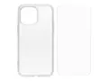 OtterBox Symmetry Series - Baksidedeksel for mobiltelefon med antimikrobiell teknologi - MagSafe-samsvar - blank - med Alpha Glass-skjermbeskytter - for Apple iPhone 14 Pro Max