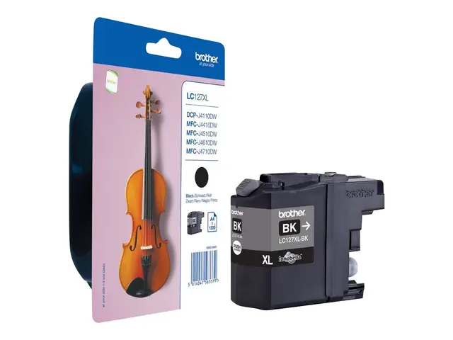 Brother LC127XLBK - Super High Yield - svart - original - blekkpat...
