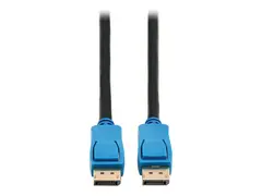 Eaton Tripp Lite Series DisplayPort Cable with Latching Connectors (M/M), 8K 60 Hz, HDR, HBR3, 4:4:4, HDCP 2.2, 25 ft. (7.6 m), Black DisplayPort-kabel - DisplayPort til DisplayPort - 7.62 m