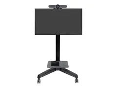 Ergotron Neo-Flex Mobile MediaCenter VHD Vogn - Konstant kraftteknologi - for LCD-skjerm - kapasitet 22,7-40,8 kg - aluminium, st&#229;l, ABS-plast, sink-legering, glassfylt nylon - svart - skjermst&#248;rrelse: 37&quot;-75&quot;