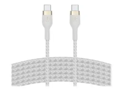 Belkin BoostCharge - USB-kabel 24 pin USB-C (hann) til 3 m hvit