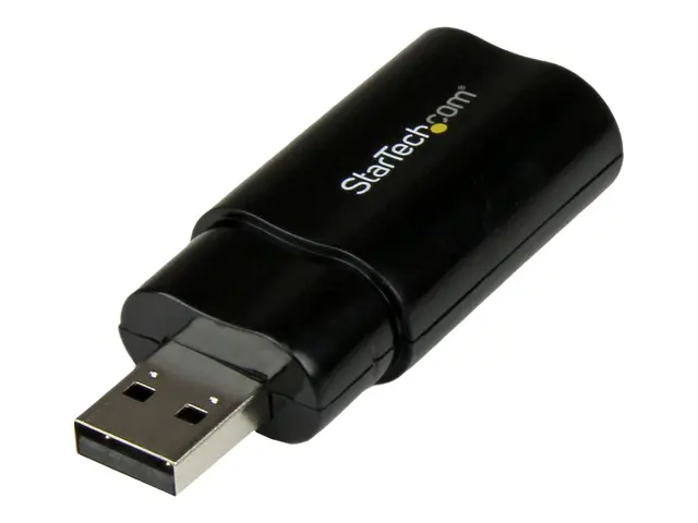 StarTech.com USB Sound Card - 3.5mm Audio Adapter - External Sound...