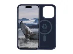 dbramante1928 Monaco - Baksidedeksel for mobiltelefon MagSafe-samsvar - plastikk, silikon - asurblå - for Apple iPhone 15 Pro