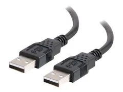 C2G 6.6ft USB Cable - USB A to USB A Cable USB 2.0 - Black - M/M - USB-kabel - USB (hann) til USB (hann) - USB 2.0 - 2 m - svart