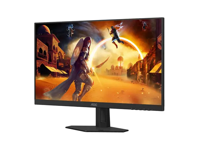 AOC Gaming 24G4HRE - LED-skjerm - gaming 24" (23.8" synlig) - 1920 x 1080 Full HD (1080p) @ 200 Hz - Fast IPS - 300 cd/m² - HDR10 - 0.5 ms - 2xHDMI, DisplayPort - høyttalere 