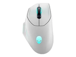 Alienware AW620M - Mus - h&#248;yrehendt - optisk 7 knapper - kablet, tr&#229;dl&#248;s - USB, 2.4 GHz - m&#229;nelys - l&#248;svekt - boks