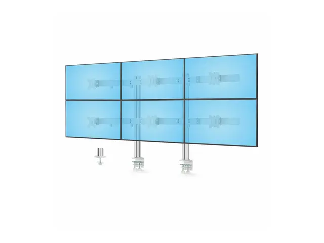 StarTech.com Six-Monitor Desk Mount w/ Crossbar, Up To 32" Screens...