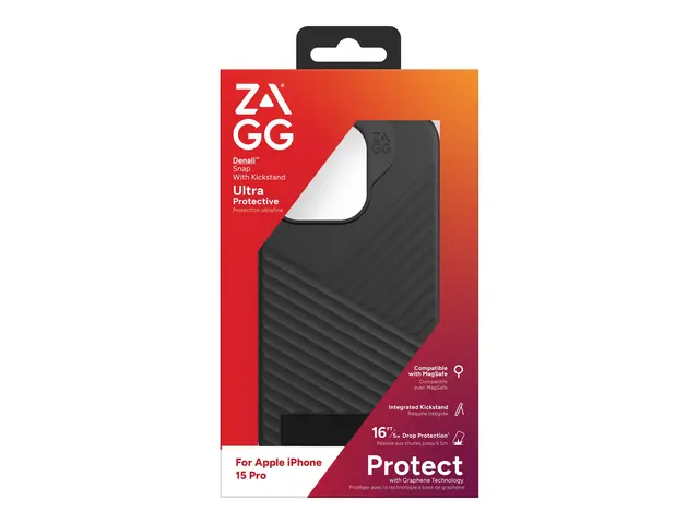 ZAGG Denali Snap - Baksidedeksel for mobiltelefon robust MagSafe-s...