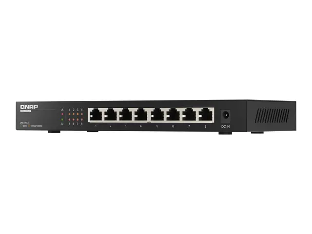 QNAP QSW-1108-8T - Switch - ikke-styrt - 8 x 10/100/1000/2.5G - st...