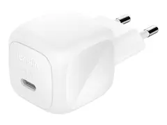 Belkin BoostCharge - Strømadapter - kompakt 45 watt - Power Delivery 3.1, Fast Charge (USB-C)