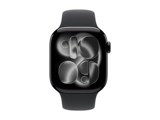 Apple Watch Series 11 (GPS) - 42 mm jet svart aluminium smartklokk...