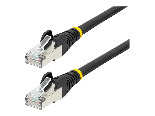 StarTech.com 7.5m CAT6a Ethernet Cable - Black Low Smoke Zero Halo...
