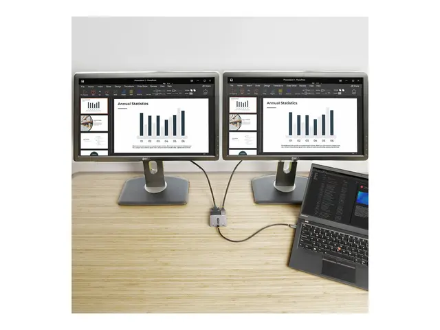 StarTech.com USB C Video Adapter, to HDMI VGA Multiport Adapter w/...