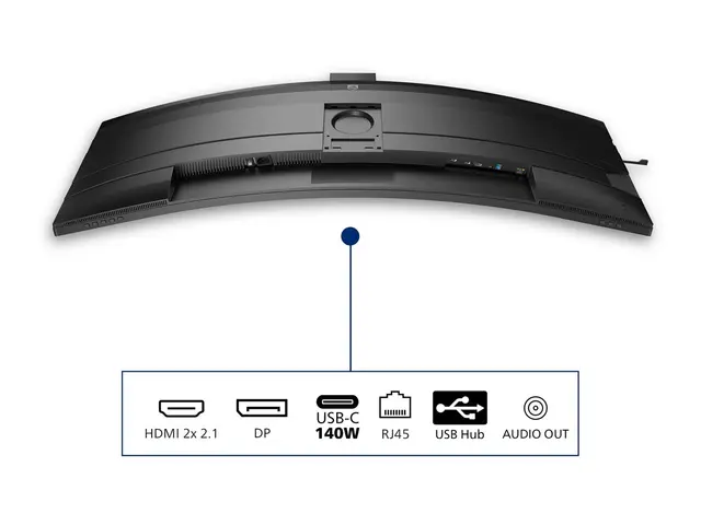 Philips 49B2U5900CH - 5000 Series LED-skjerm kurvet USB 49" (48.8"...