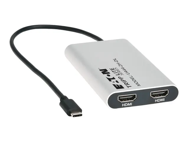 Eaton Tripp Lite Series USB-C Adapter, Dual Display - 4K 60 Hz HDM...