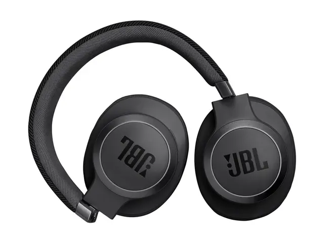 JBL LIVE 770NC - Hodetelefoner med mikrofon - full størrelse - Blu...