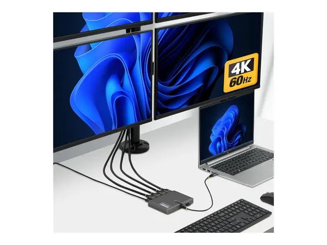 StarTech.com - dokkingstasjon USB-C 4 x HDMI TAA-samsvar